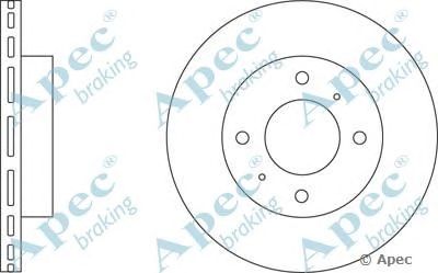 APEC BRAKING dsk212 -  Тормозной диск